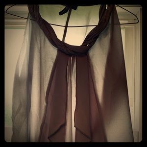 Milano silver tank top